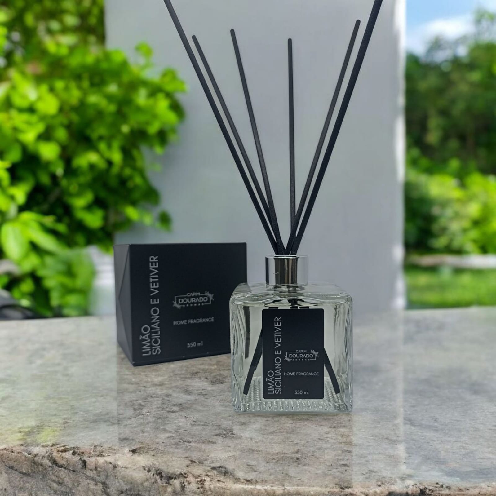 Aromatizador de Ambientes - Limão Siciliano e Vetiver - Vidro 350 ml - Imagem 2